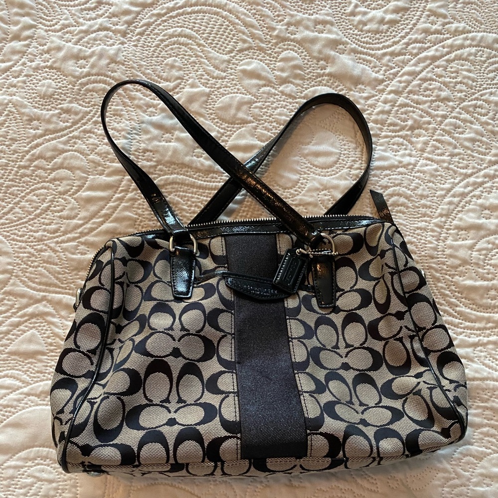Coach handbag logo